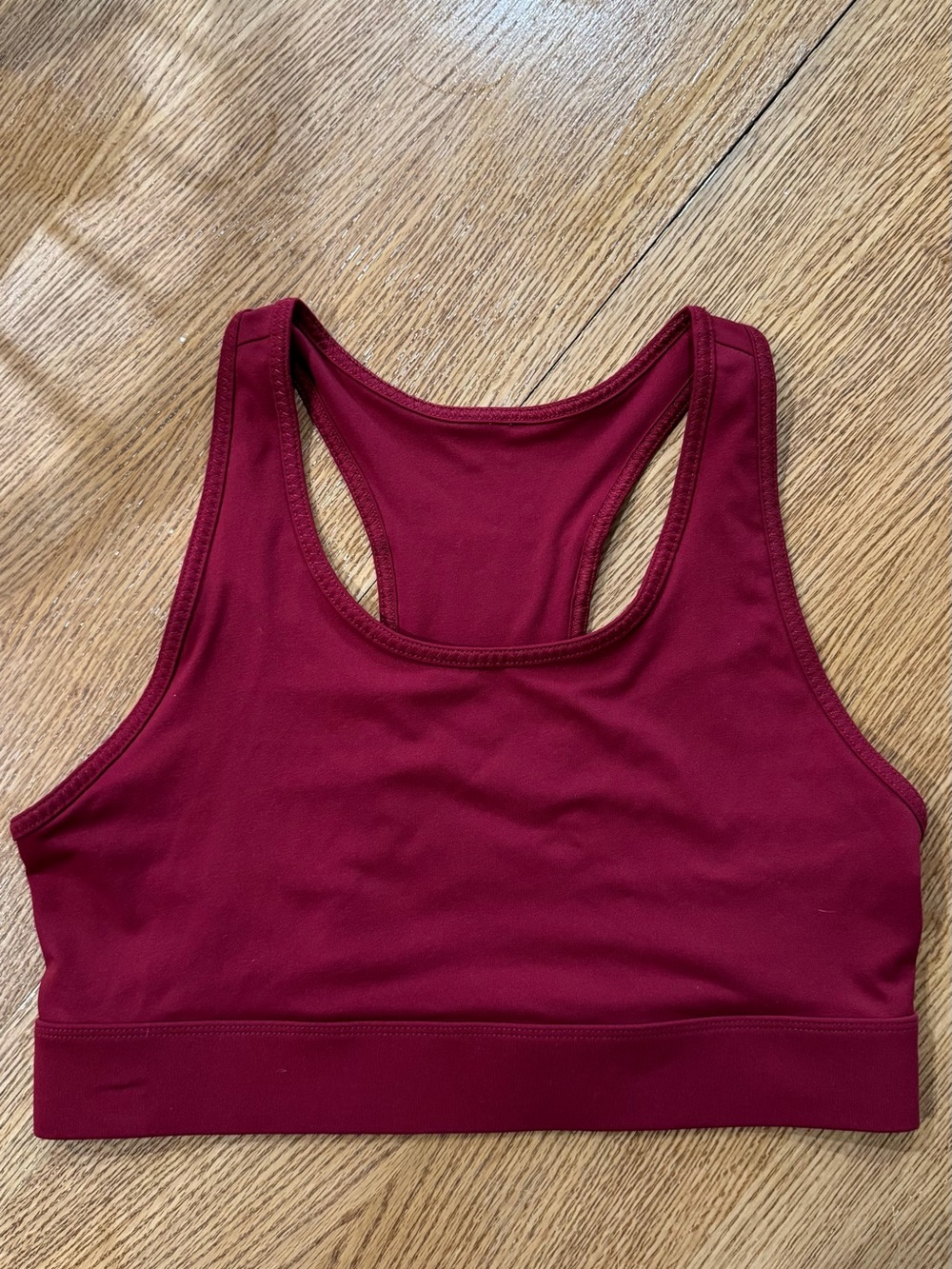 Fabletics Burgundy Racerback Sports Bra - Picture 8 of 8
